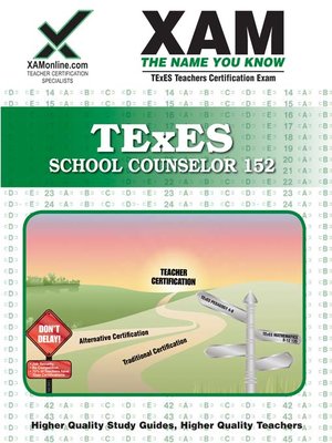 cover image of TExES School Counselor 152